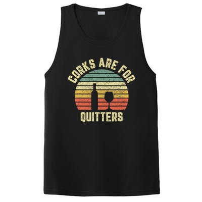 Funny Wine Corks Are For Quitters Wine Gift Idea  PosiCharge Competitor Tank