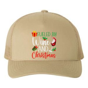 Funny Wine Christmas Pajama Drinking Friends Party Yupoong Adult 5-Panel Trucker Hat