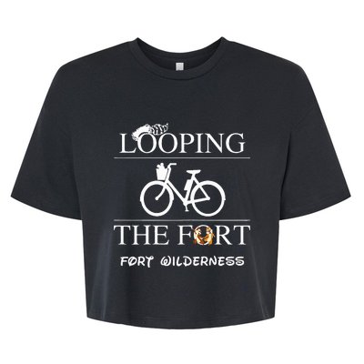 Fort Wilderness Campground Looping the Fort  Bella+Canvas Jersey Crop Tee