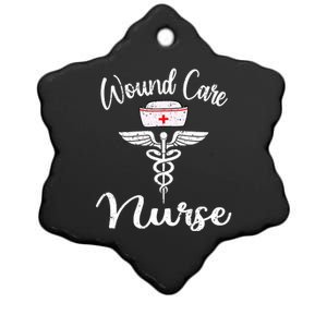 Funny Wound Care Nurse Nursing Wound Ostomy Nurse Gift Ceramic Star Ornament