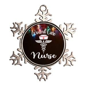 Funny Wound Care Nurse Nursing Wound Ostomy Nurse Gift Metallic Star Ornament