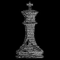 Funny Word Cloud Chess King Gift Cooling Performance Crew T-Shirt