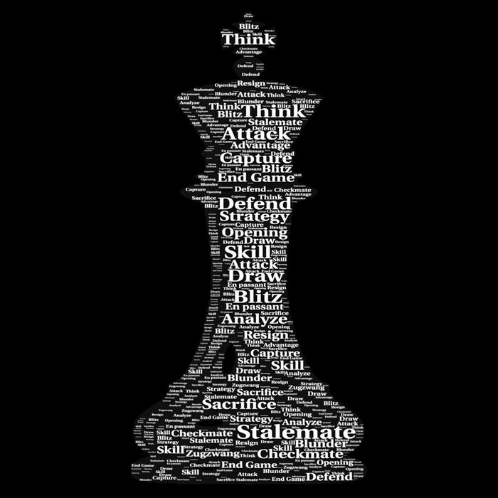 Funny Word Cloud Chess King Gift Cooling Performance Crew T-Shirt