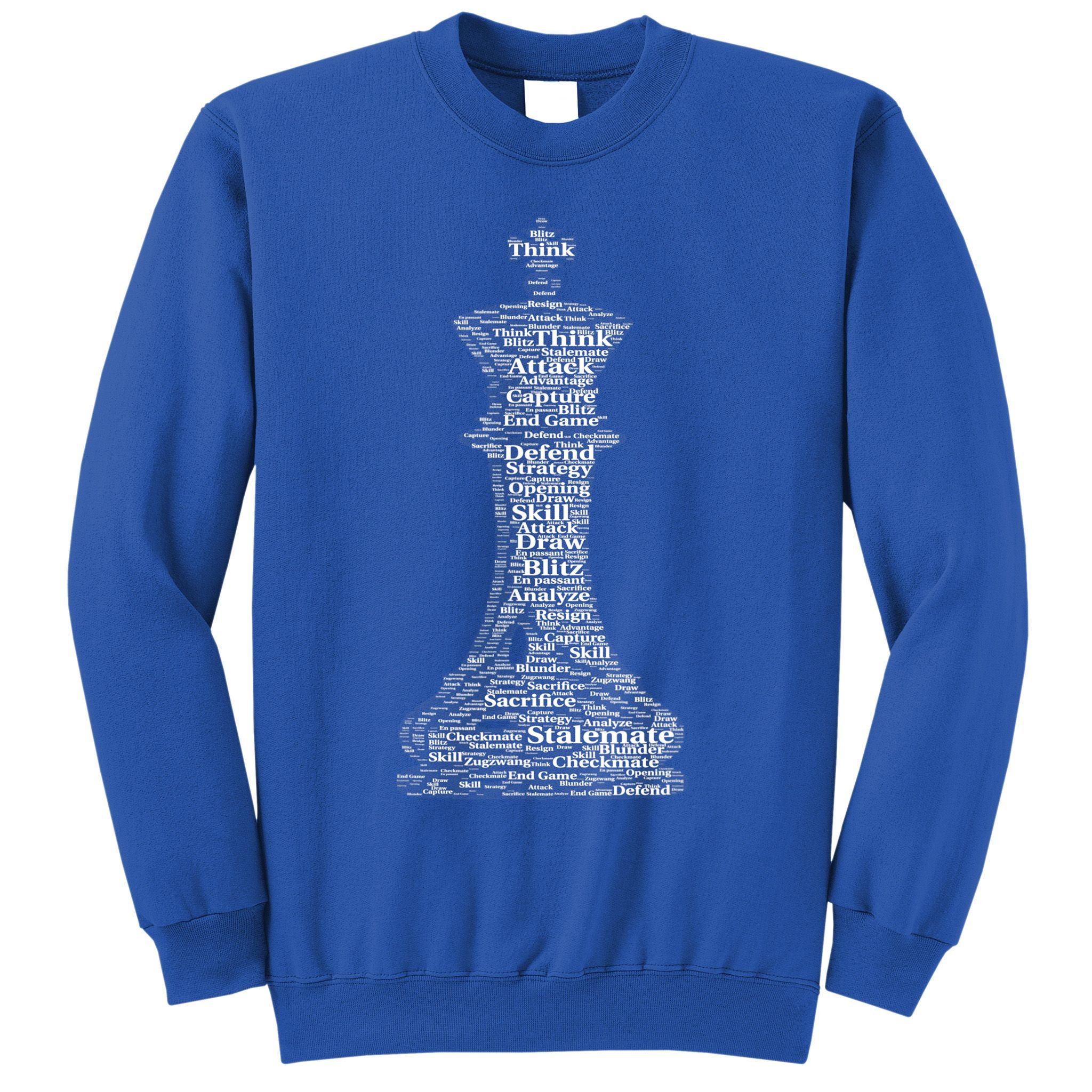 Funny Word Cloud Chess King Gift Sweatshirt