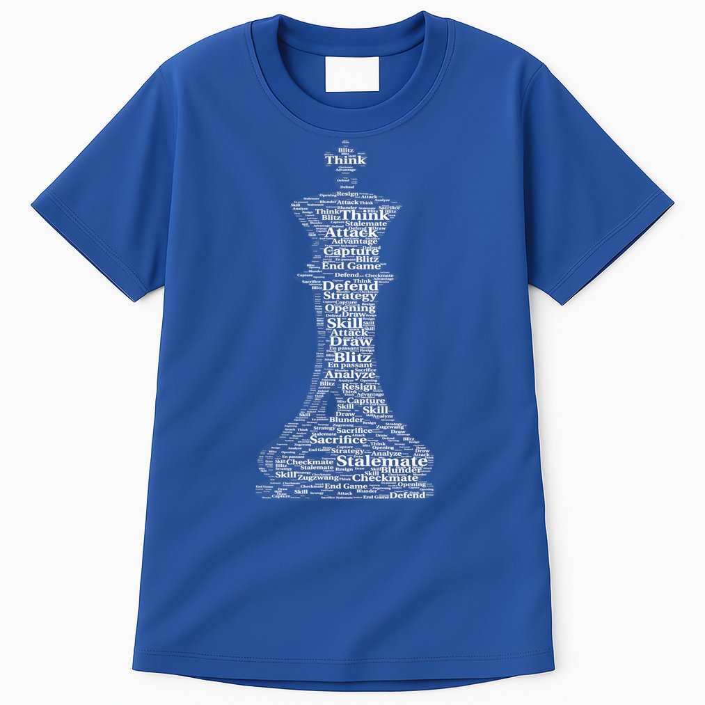 Funny Word Cloud Chess King Gift Tall T-Shirt