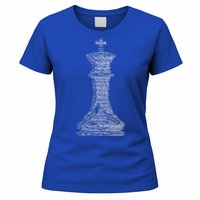 Funny Word Cloud Chess King Gift Women's T-Shirt