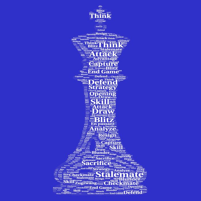 Funny Word Cloud Chess King Gift Zip Tote Bag