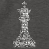 Funny Word Cloud Chess King Gift Vector Backpack