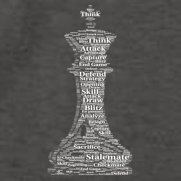 Funny Word Cloud Chess King Gift Vector Backpack