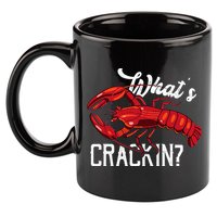 Funny What's Crackin Lobster Summer Vacation Fans 11oz C Handle Ceramic Mug