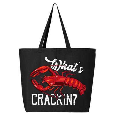 Funny What's Crackin Lobster Summer Vacation Fans 25L Jumbo Tote