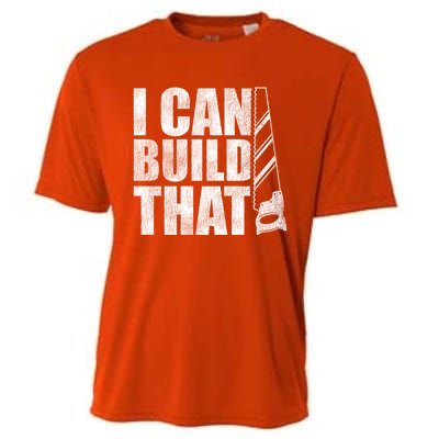 Funny Woodworker Carpenter I Can Build That Gift Cooling Performance Crew T-Shirt