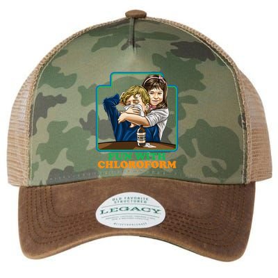 Fun With Chloroform Funny Dark Humor Legacy Tie Dye Trucker Hat