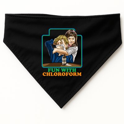 Fun With Chloroform Funny Dark Humor USA-Made Doggie Bandana