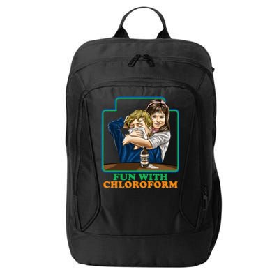 Fun With Chloroform Funny Dark Humor City Backpack