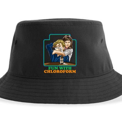 Fun With Chloroform Funny Dark Humor Sustainable Bucket Hat
