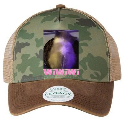 Funny Wiwiwi Cat Meme Viral Gen Z Trend Brainrot Legacy Tie Dye Trucker Hat