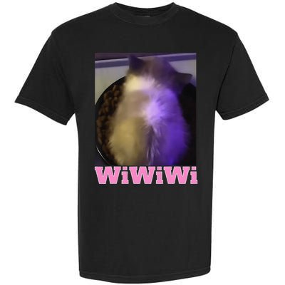 Funny Wiwiwi Cat Meme Viral Gen Z Trend Brainrot Garment-Dyed Heavyweight T-Shirt