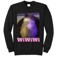 Funny Wiwiwi Cat Meme Viral Gen Z Trend Brainrot Sweatshirt