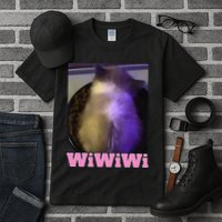 Funny Wiwiwi Cat Meme Viral Gen Z Trend Brainrot Tall T-Shirt