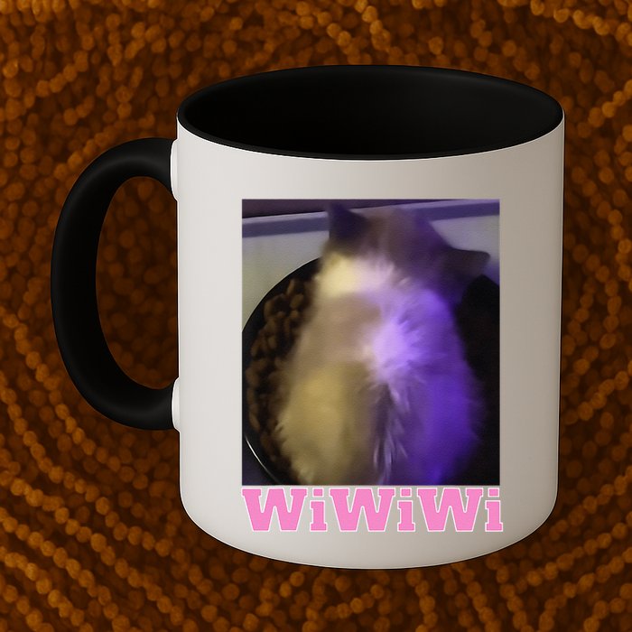 Funny Wiwiwi Cat Meme Viral Gen Z Trend Brainrot Mug