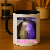 Funny Wiwiwi Cat Meme Viral Gen Z Trend Brainrot Mug