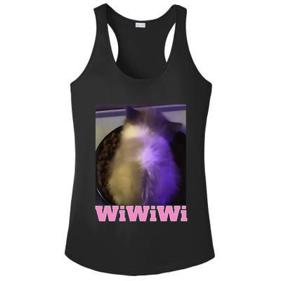 Funny Wiwiwi Cat Meme Viral Gen Z Trend Brainrot Ladies PosiCharge Competitor Racerback Tank