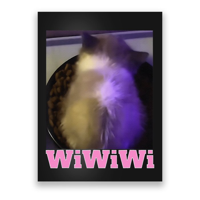 Funny Wiwiwi Cat Meme Viral Gen Z Trend Brainrot Poster