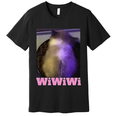 Funny Wiwiwi Cat Meme Viral Gen Z Trend Brainrot Premium T-Shirt