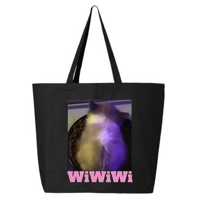 Funny Wiwiwi Cat Meme Viral Gen Z Trend Brainrot 25L Jumbo Tote