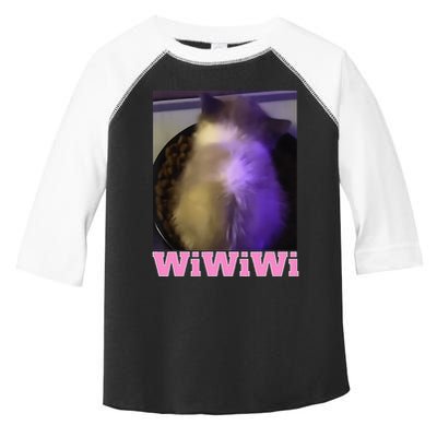 Funny Wiwiwi Cat Meme Viral Gen Z Trend Brainrot Toddler Fine Jersey T-Shirt