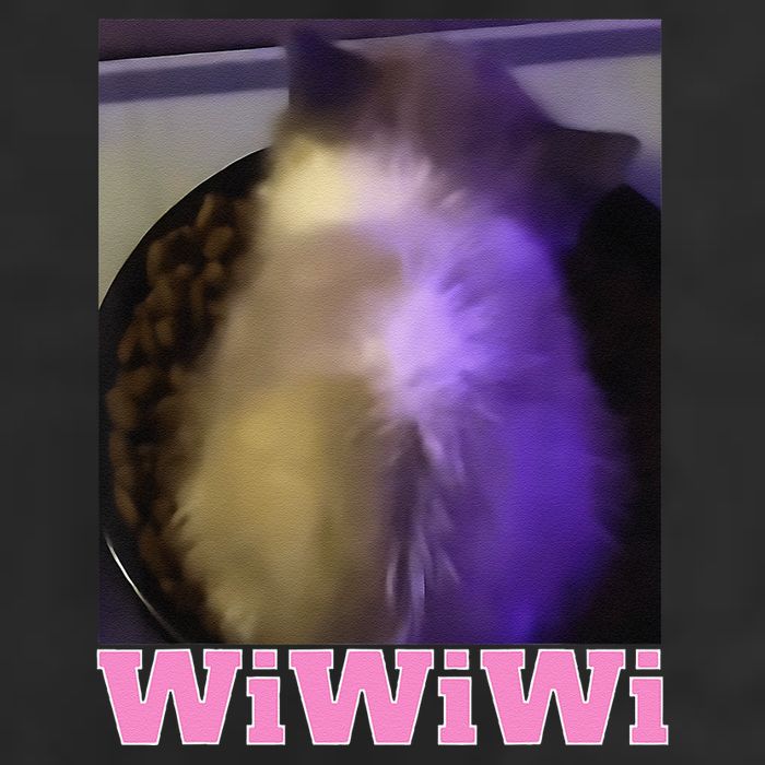 Funny Wiwiwi Cat Meme Viral Gen Z Trend Brainrot Golf Towel