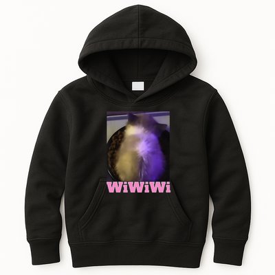 Funny Wiwiwi Cat Meme Viral Gen Z Trend Brainrot Kids Hoodie