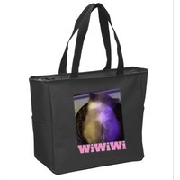 Funny Wiwiwi Cat Meme Viral Gen Z Trend Brainrot Zip Tote Bag