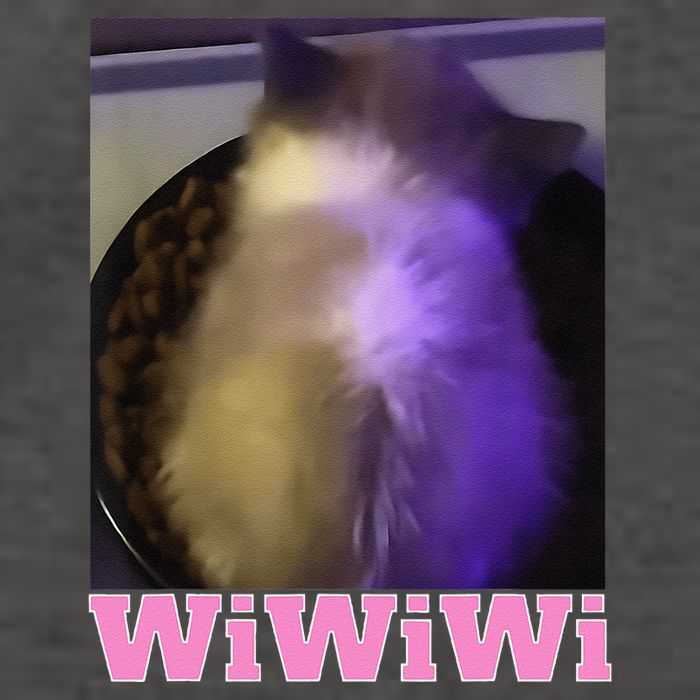 Funny Wiwiwi Cat Meme Viral Gen Z Trend Brainrot Vector Backpack