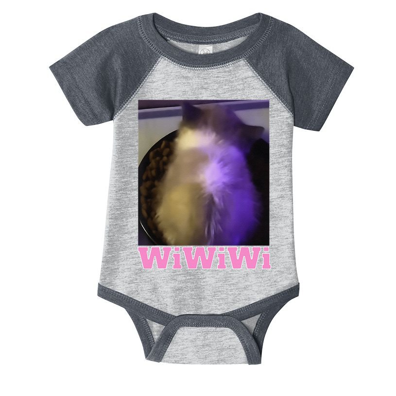 Funny Wiwiwi Cat Meme Viral Gen Z Trend Brainrot Infant Baby Jersey Bodysuit