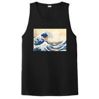 Funny Wave Capybara Surfing Rodent PosiCharge Competitor Tank