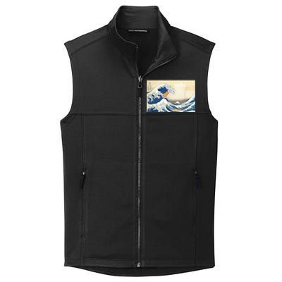 Funny Wave Capybara Surfing Rodent Collective Smooth Fleece Vest