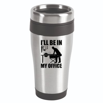 Funny Woodworking Carpenter Carpentry Woodworker 16oz Travel Tumbler