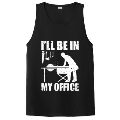 Funny Woodworking Carpenter Carpentry Woodworker PosiCharge Competitor Tank
