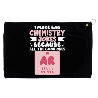 Funny Wo Chemist Scientist Chemistry Teacher Grommeted Golf Towel