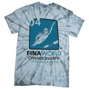 FINA World Championships Indianapolis Swimming Tie-Dye T-Shirt