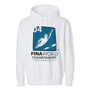 FINA World Championships Indianapolis Swimming Garment-Dyed Fleece Hoodie