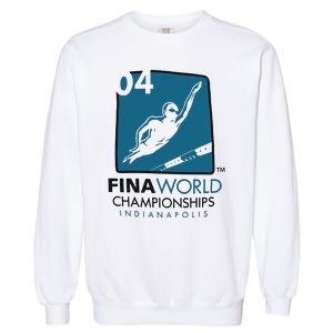 FINA World Championships Indianapolis Swimming Garment-Dyed Sweatshirt