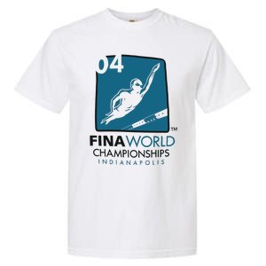 FINA World Championships Indianapolis Swimming Garment-Dyed Heavyweight T-Shirt