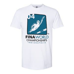 FINA World Championships Indianapolis Swimming Softstyle CVC T-Shirt