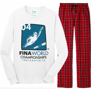 FINA World Championships Indianapolis Swimming Long Sleeve Pajama Set