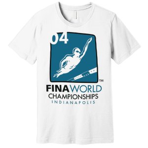 FINA World Championships Indianapolis Swimming Premium T-Shirt