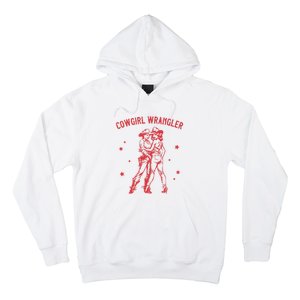 Funny Western Cowgirl Wrangler Lesbian Queer Pride Month Hoodie