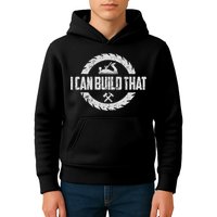 Funny Woodworker Carpenter I Can Build That Woodworking Kids Hoodie